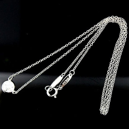 Tiffany & Co By-the-yard Diamond Necklace 59mm (023in) Pt950 Serial
