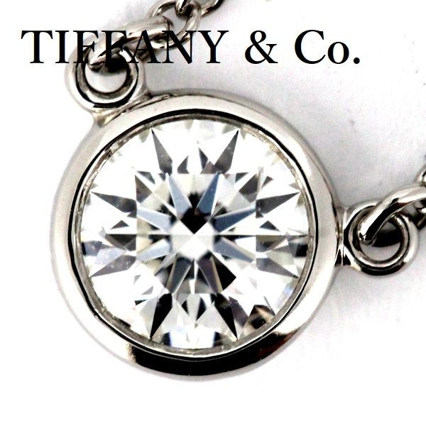 Tiffany & Co By-the-yard Diamond Necklace 59mm (023in) Pt950 Serial