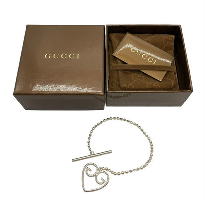 Gucci Double G Heart Bracelet Star Ring Silver 146g Silver Sv925 Ladies