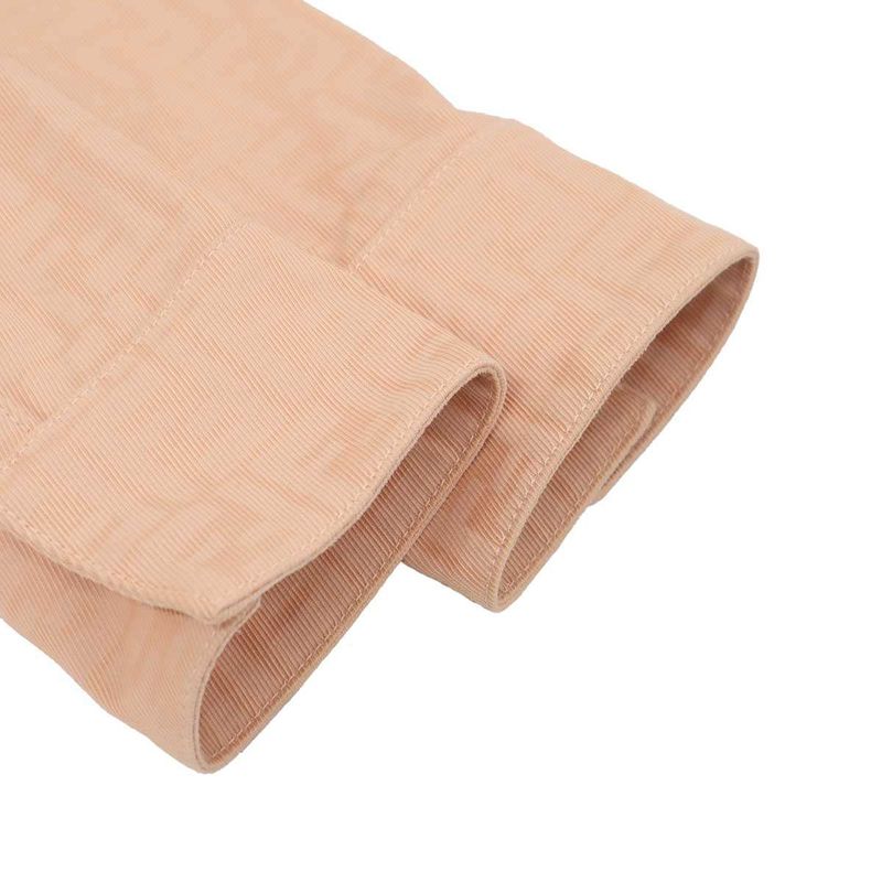 Fendi Zucca Monogram Belted Denim Jacket Flf677 Ak6c Pink 38