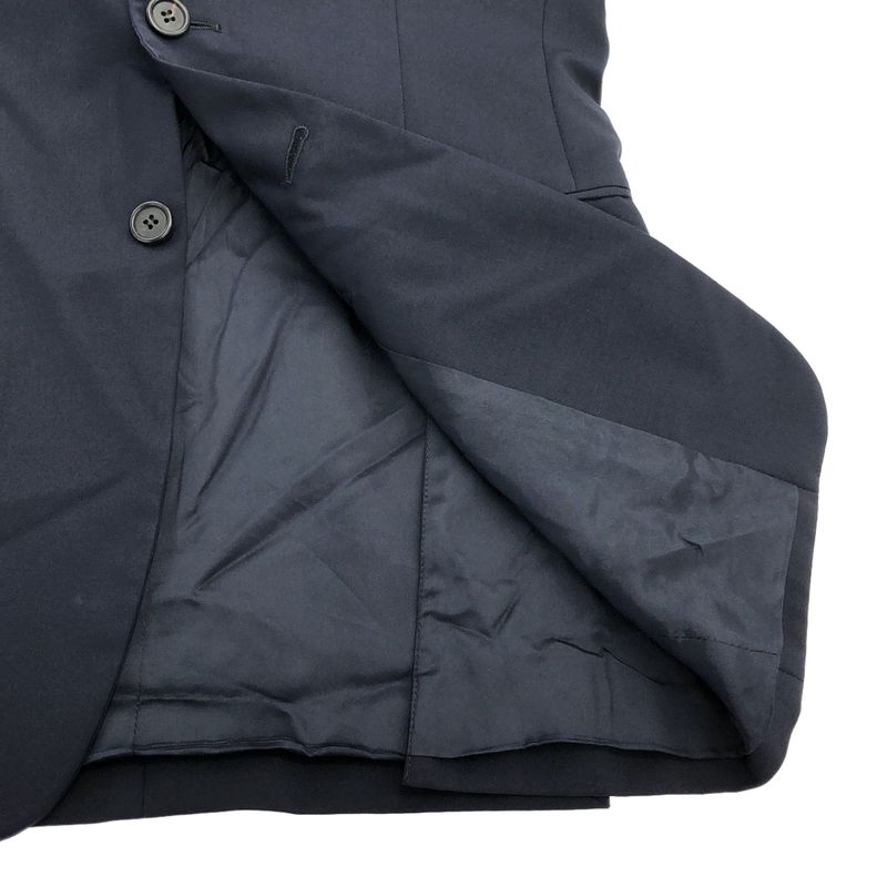 Prada Notched Lapel Wool 2b Set-Up Suit Uaa365 Navy 44