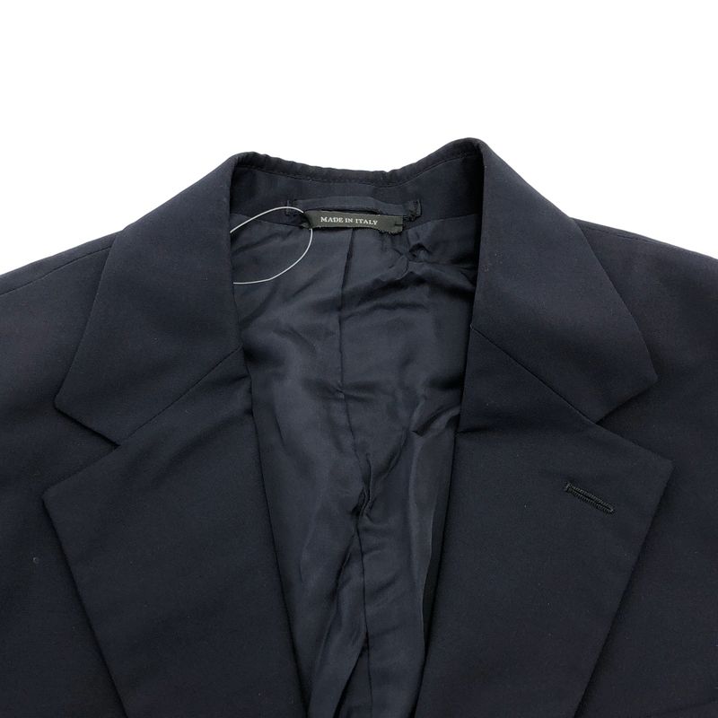 Prada Notched Lapel Wool 2b Set-Up Suit Uaa365 Navy 44