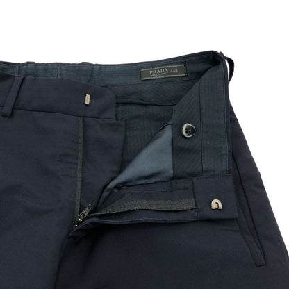 Prada Notched Lapel Wool 2b Set-Up Suit Uaa365 Navy 44