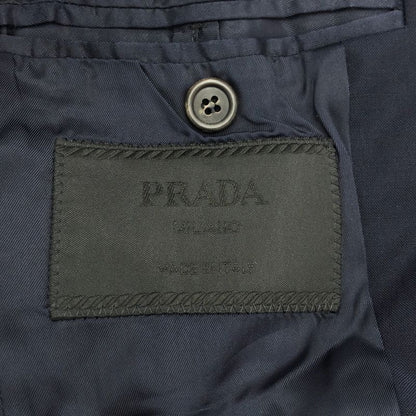 Prada Notched Lapel Wool 2b Set-Up Suit Uaa365 Navy 44