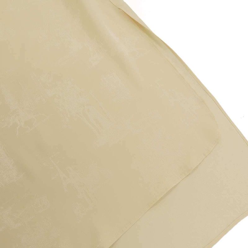 Hermes Silk Long Pullover Shirt Beige 40