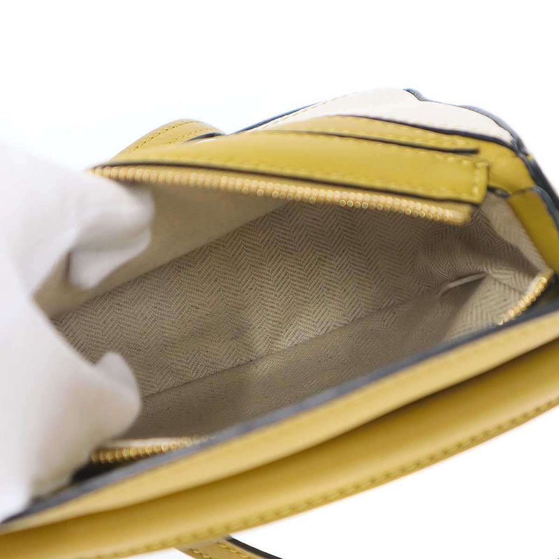 Loewe Puzzle Bag Mini Shoulder Bag Yellow