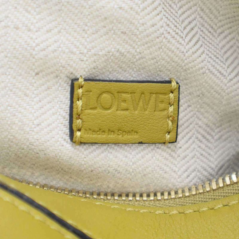 Loewe Puzzle Bag Mini Shoulder Bag Yellow