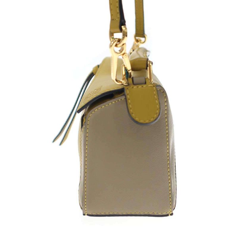 Loewe Puzzle Bag Mini Shoulder Bag Yellow