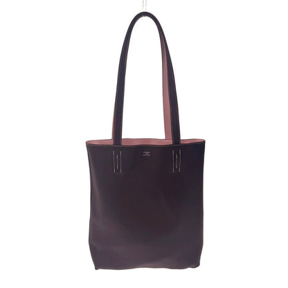 Hermes Neo Double Sens 35 Swift Calfskin Reversible Leather Tote Bag Rose