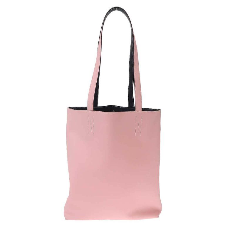 Hermes Neo Double Sens 35 Swift Calfskin Reversible Leather Tote Bag Rose