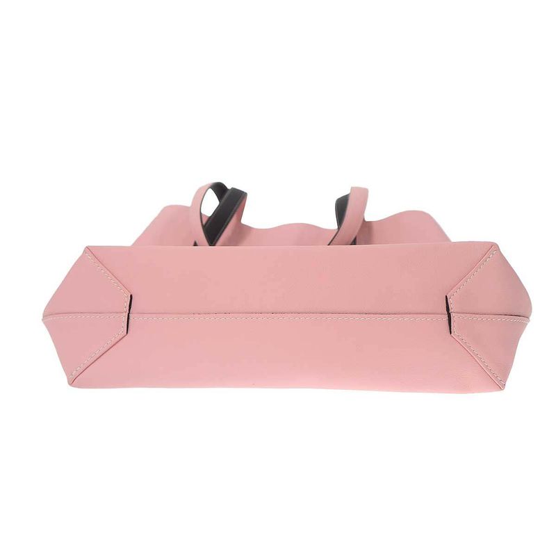 Hermes Neo Double Sens 35 Swift Calfskin Reversible Leather Tote Bag Rose