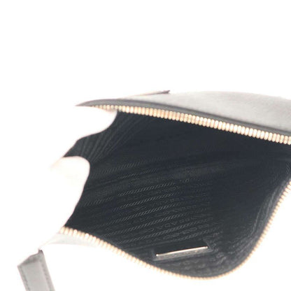 Prada Saffiano Shoulder Bag with Pouch 2vh113 Black