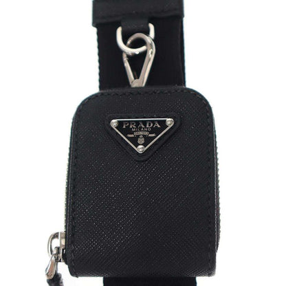 Prada Saffiano Shoulder Bag with Pouch 2vh113 Black