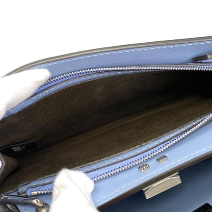 Fendi Handbag Shoulder Bag Peekaboo Iseeu X Cross 7va582 Ama3 F1pg9 Blue Brown