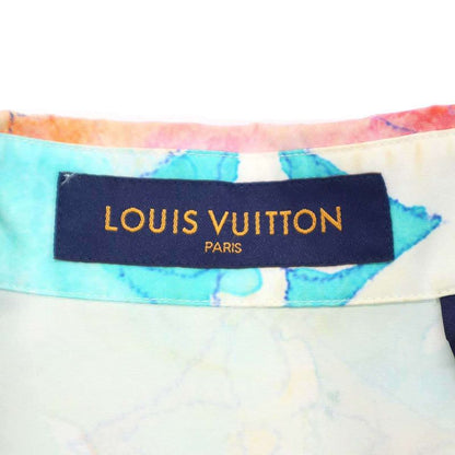 Louis Vuitton 21ss Water Collar Monogram Short Sleeve Shirt Bt3 Hls02w Mix XS