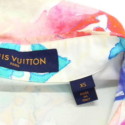 Louis Vuitton 21ss Water Collar Monogram Short Sleeve Shirt Bt3 Hls02w Mix XS