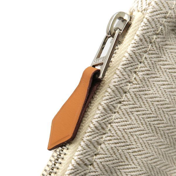 Hermes Trousse Canvas Pouch [rank B