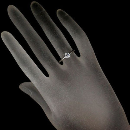 Tiffany & Co Solitaire 045ct Diamond Ring F-vs2-3ex Pt950