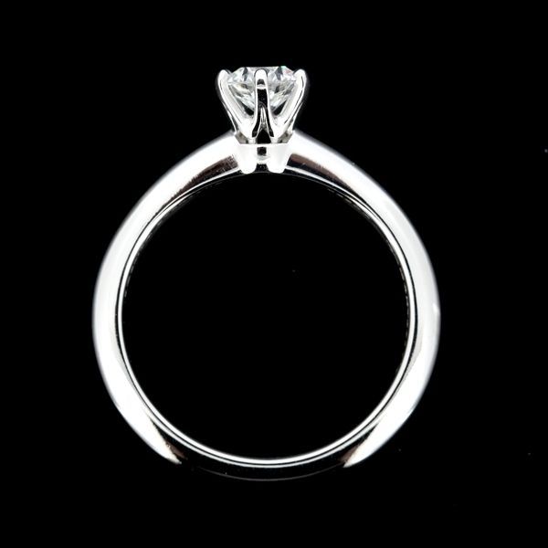 Tiffany & Co Solitaire 045ct Diamond Ring F-vs2-3ex Pt950