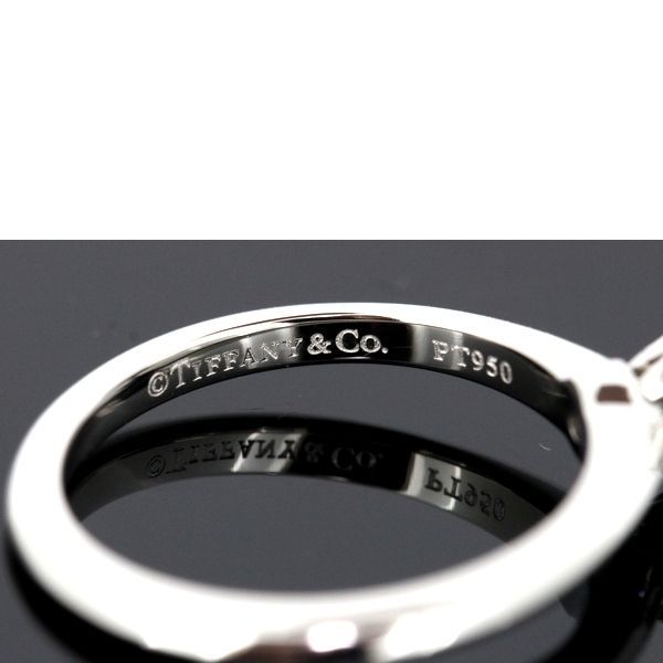 Tiffany & Co Solitaire 045ct Diamond Ring F-vs2-3ex Pt950