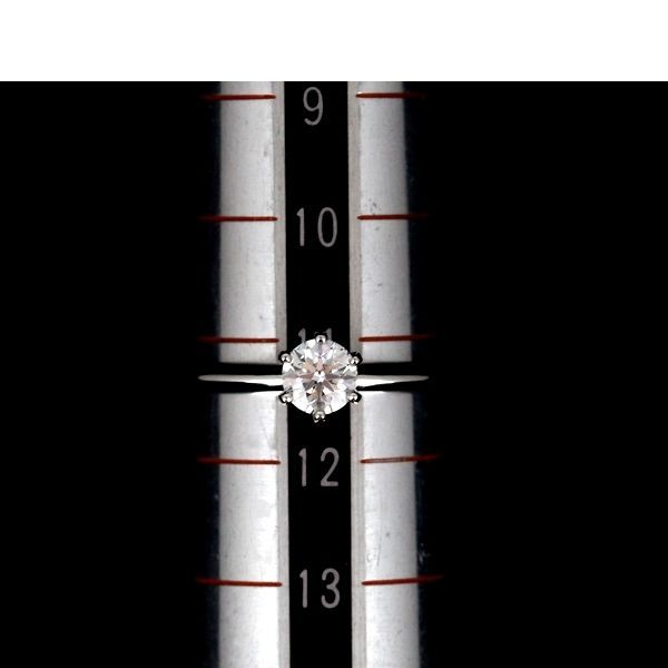 Tiffany & Co Solitaire 045ct Diamond Ring F-vs2-3ex Pt950