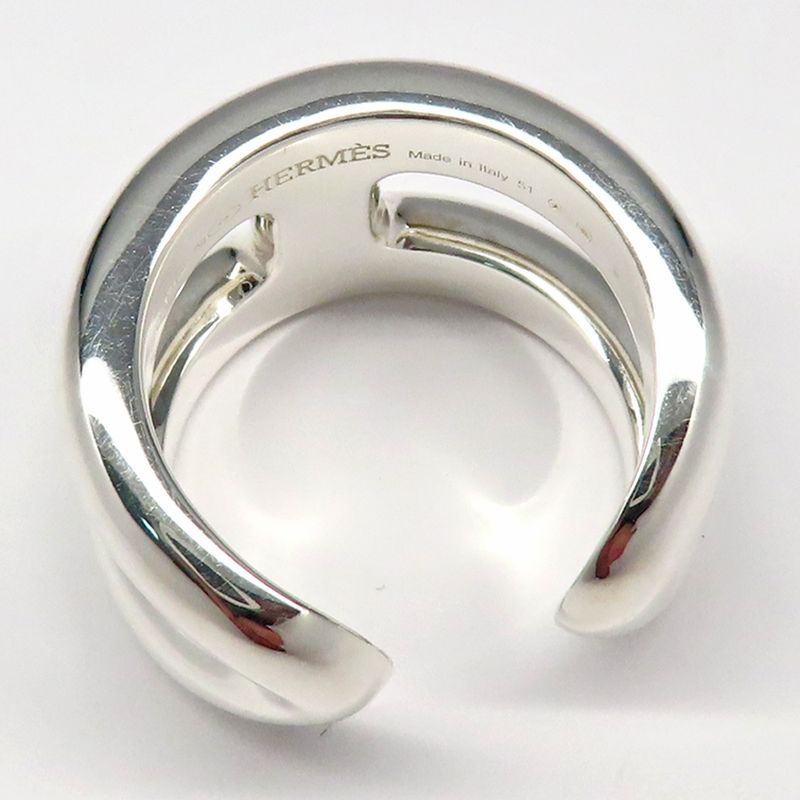 Hermes Ring Osmozu PM #51 Approximately No 11 Ag925 SV Hshape Manufactu