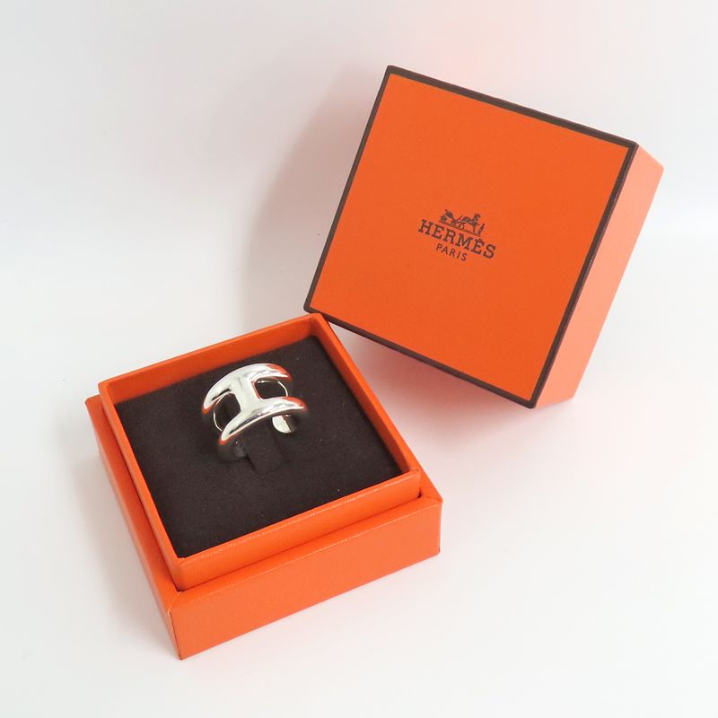 Hermes Ring Osmozu PM #51 Approximately No 11 Ag925 SV Hshape Manufactu
