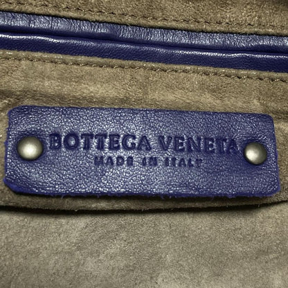 Bottega Veneta Intrecciato Purple Leather Handbag