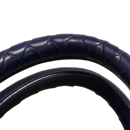 Bottega Veneta Intrecciato Purple Leather Handbag