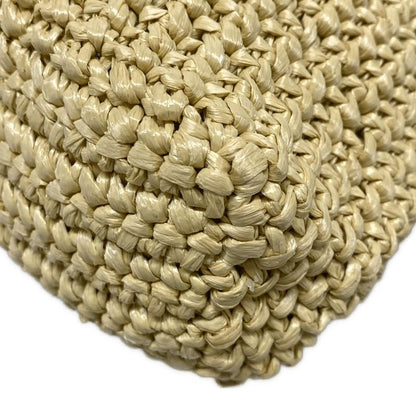 Prada Small Crochet Tote Bag Beige And Black Bag