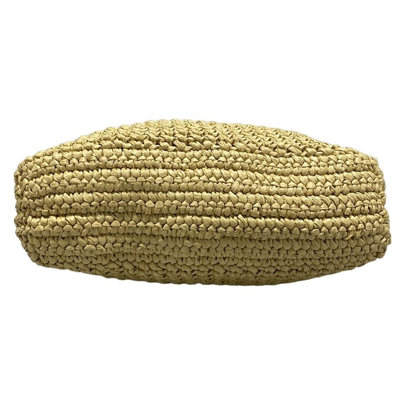 Prada Small Crochet Tote Bag Beige And Black Bag