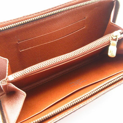 Louis Vuitton Monogram Porte Monet Zip Long Wallet M61727 Leather