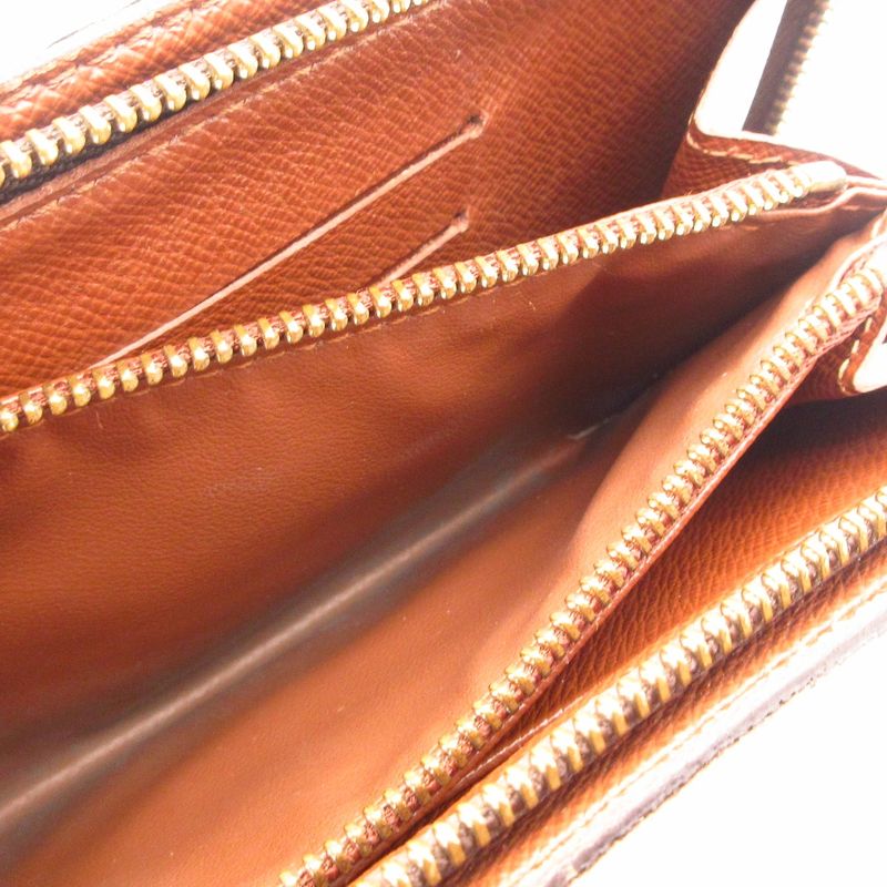 Louis Vuitton Monogram Porte Monet Zip Long Wallet M61727 Leather