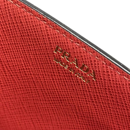 Prada Long Wallet - 1dh044 Black Chain Shoulder Robot Leather