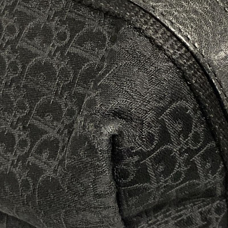 Dior/christian Dior Tote Bag Street Chic/trotter Black Leather