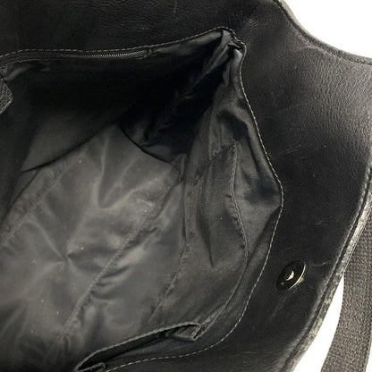 Dior/christian Dior Tote Bag Street Chic/trotter Black Leather