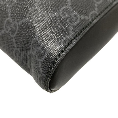 Gucci Shoulder Bag Courier/gg Supreme 474137 Black X Light Gray X Multi Leather