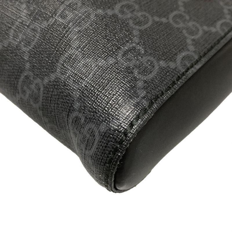 Gucci Shoulder Bag Courier/gg Supreme 474137 Black X Light Gray X Multi Leather