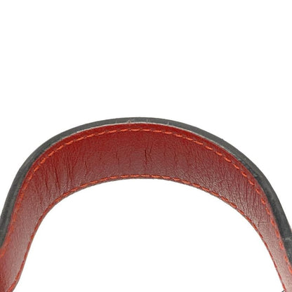 Gucci Handbag GG Marmont/mini Top Handle Bag 583571 Black And Red Leather