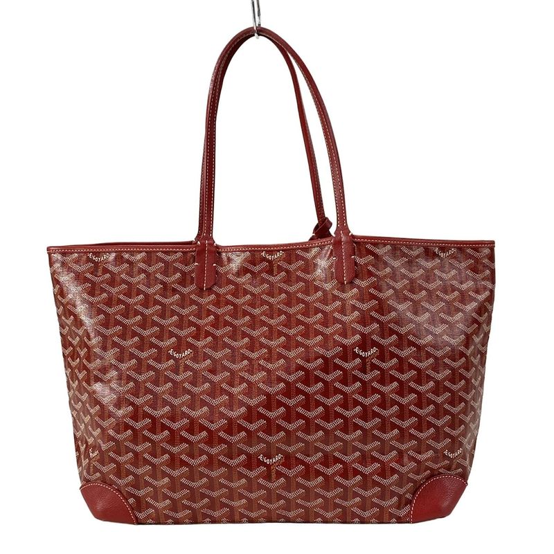 Goyard Tote Bag Artois PM Red Leather