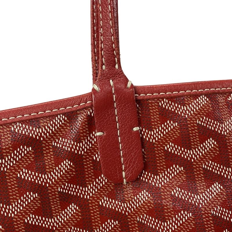 Goyard Tote Bag Artois PM Red Leather