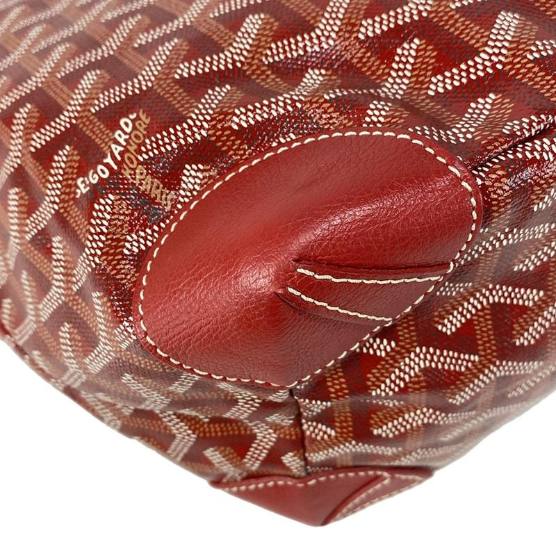 Goyard Tote Bag Artois PM Red Leather