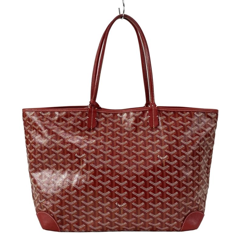 Goyard Tote Bag Artois PM Red Leather