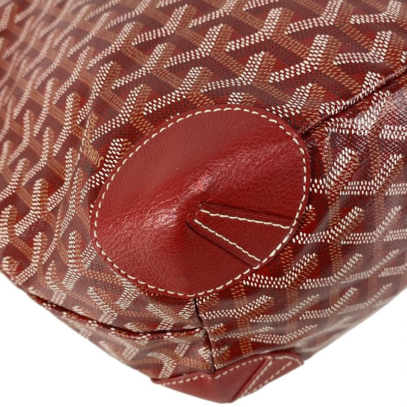 Goyard Tote Bag Artois PM Red Leather