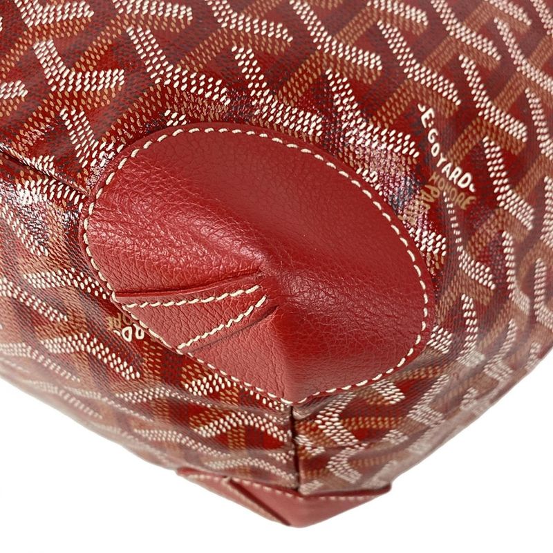 Goyard Tote Bag Artois PM Red Leather