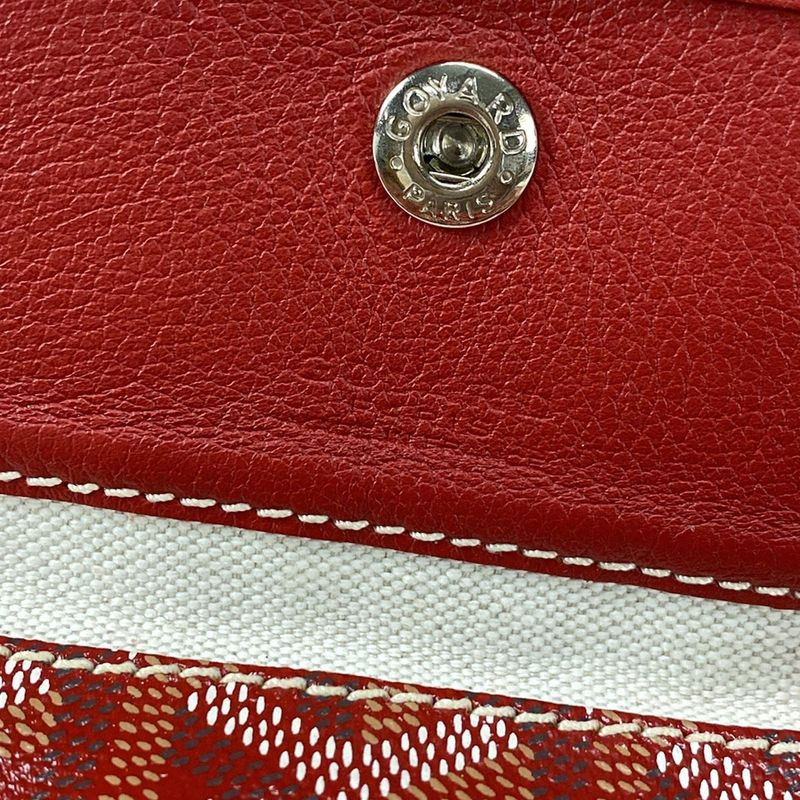 Goyard Tote Bag Artois PM Red Leather