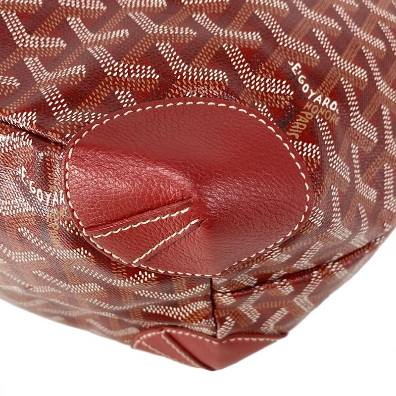 Goyard Tote Bag Artois PM Red Leather