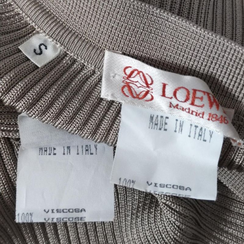 Loewe Skirt Setup Women - Light Brown Knit/waist Togo M