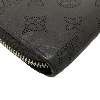 Louis Vuitton Mahina Zippy Wallet M61867 Noir Black Leather