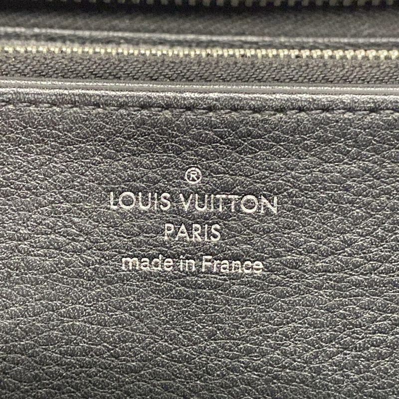 Louis Vuitton Mahina Zippy Wallet M61867 Noir Black Leather